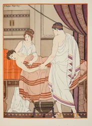 Coloro che tremano alla mano di un medico, illustrazione da 